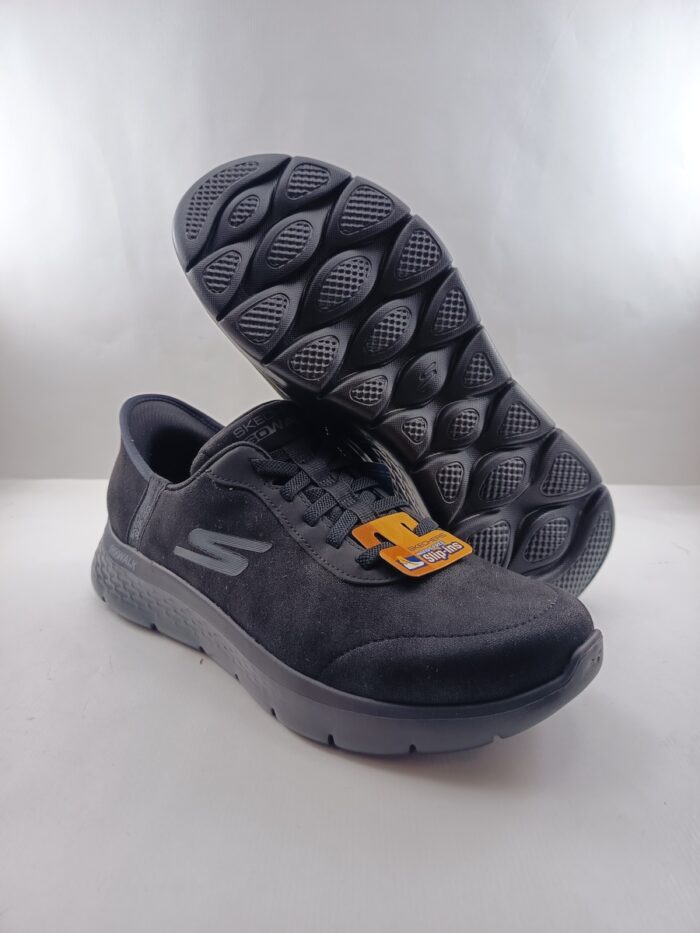 Semi-sport serraje negro sin cierres slip-ing, Skechers mod. 216326 - Imagen 3