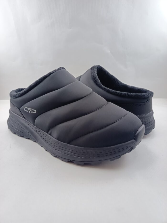 Zapatilla de casa sintetica negra sin cierres tipo chancla, CMP mod. 45996 - Imagen 2