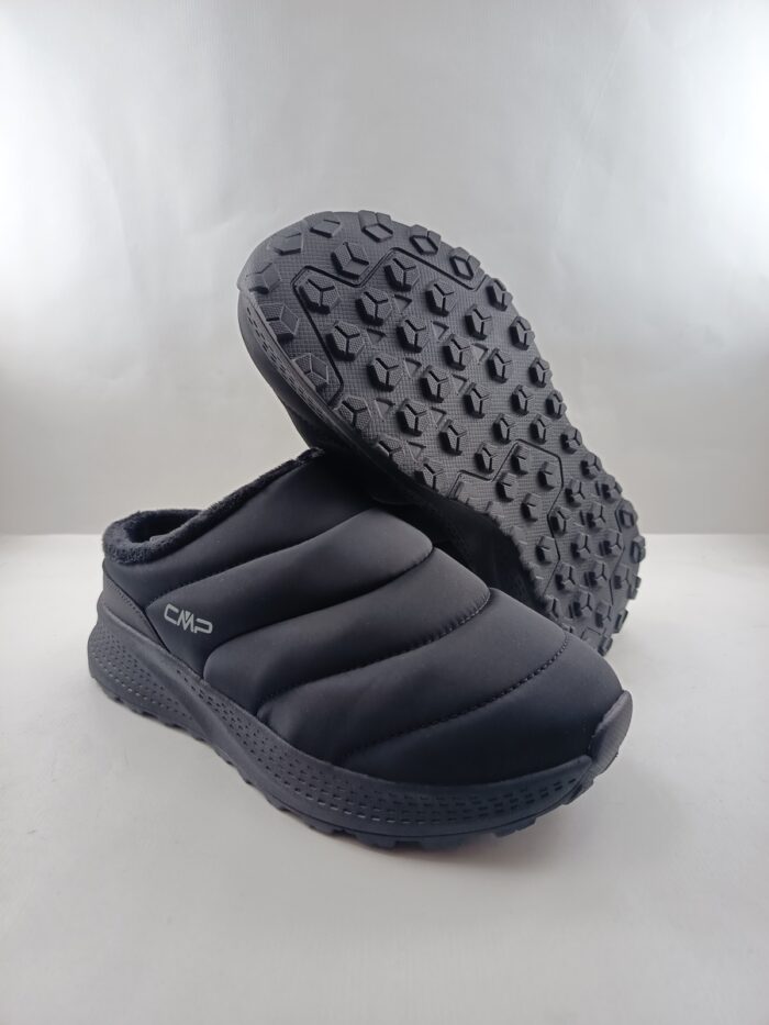 Zapatilla de casa sintetica negra sin cierres tipo chancla, CMP mod. 45996 - Imagen 3