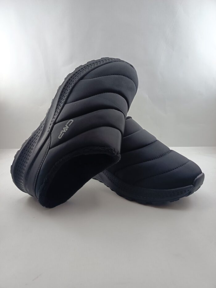 Zapatilla de casa sintetica negra sin cierres tipo chancla, CMP mod. 45996 - Imagen 4