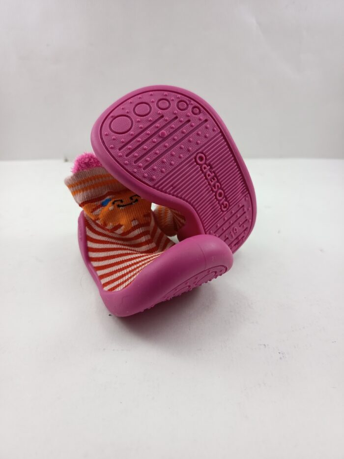 Zapatilla de niño tipo calcetin sintetico rosa sin cierres, Gioseppo mod. 76571 - Imagen 4