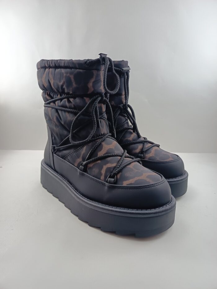 Bota de piel multicolor con cierre de cordon, Wortmann mod. 26836