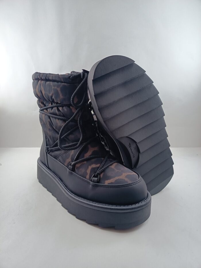 Bota de piel multicolor con cierre de cordon, Wortmann mod. 26836 - Imagen 3