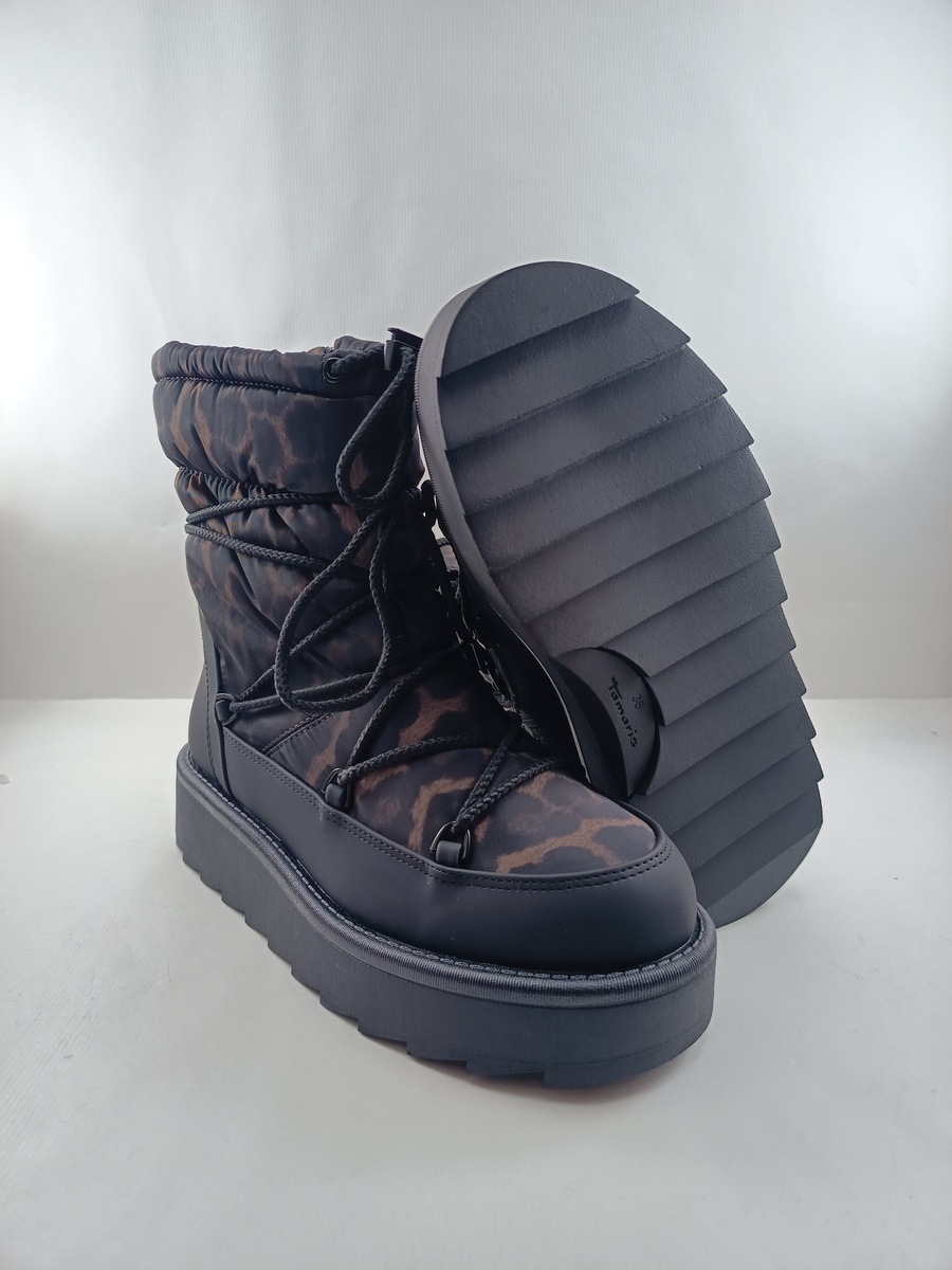 Bota de piel multicolor con cierre de cordon, Wortmann mod. 26836 - Imagen 3