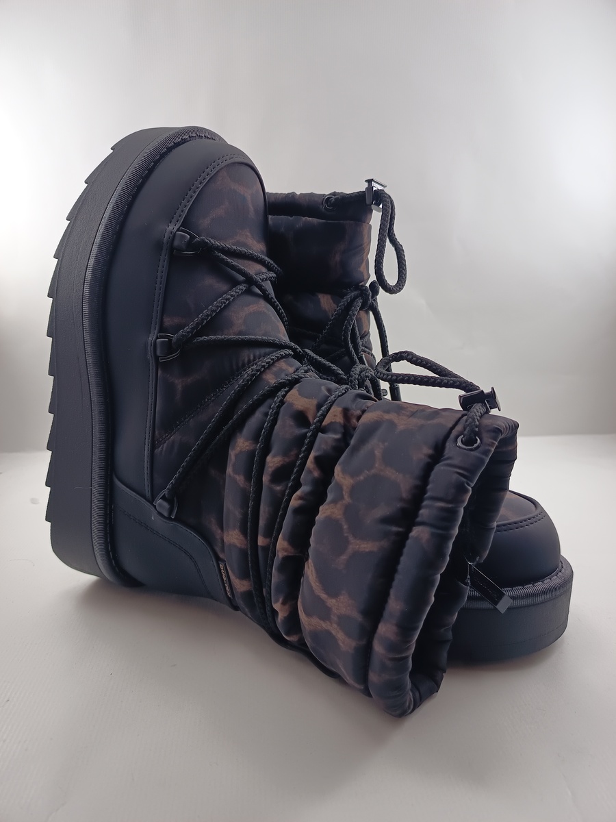Bota de piel multicolor con cierre de cordon, Wortmann mod. 26836 - Imagen 4