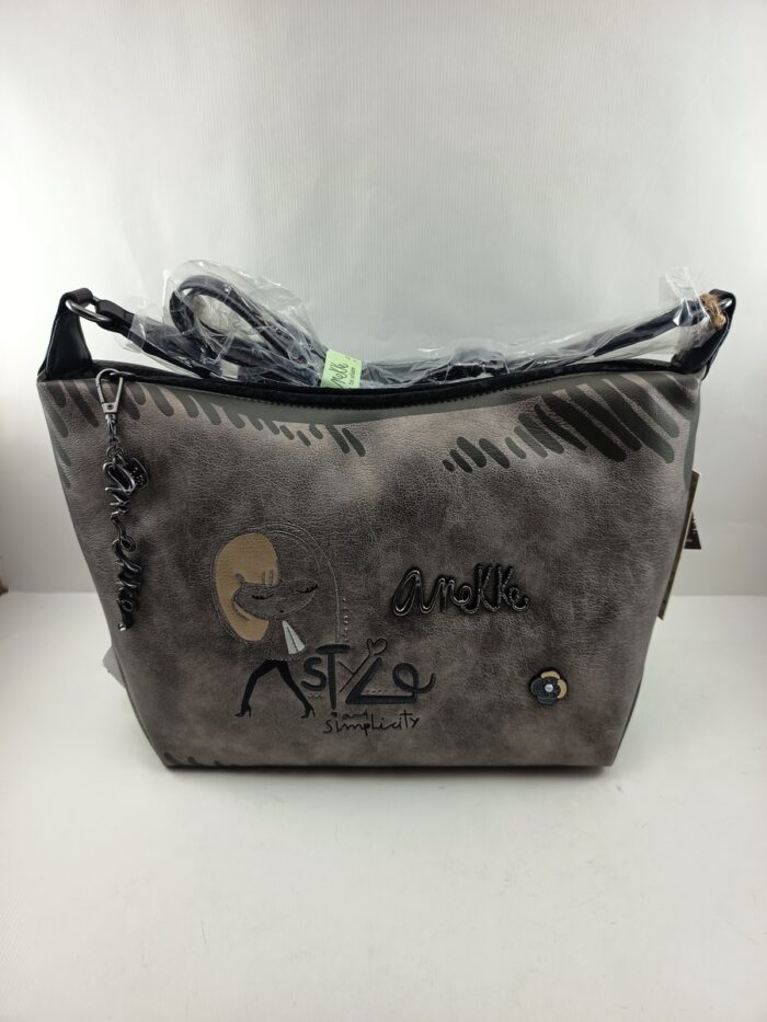 Bandolera sintetica multicolor con cierre de cremallera, Azzar complementos mod. 863521