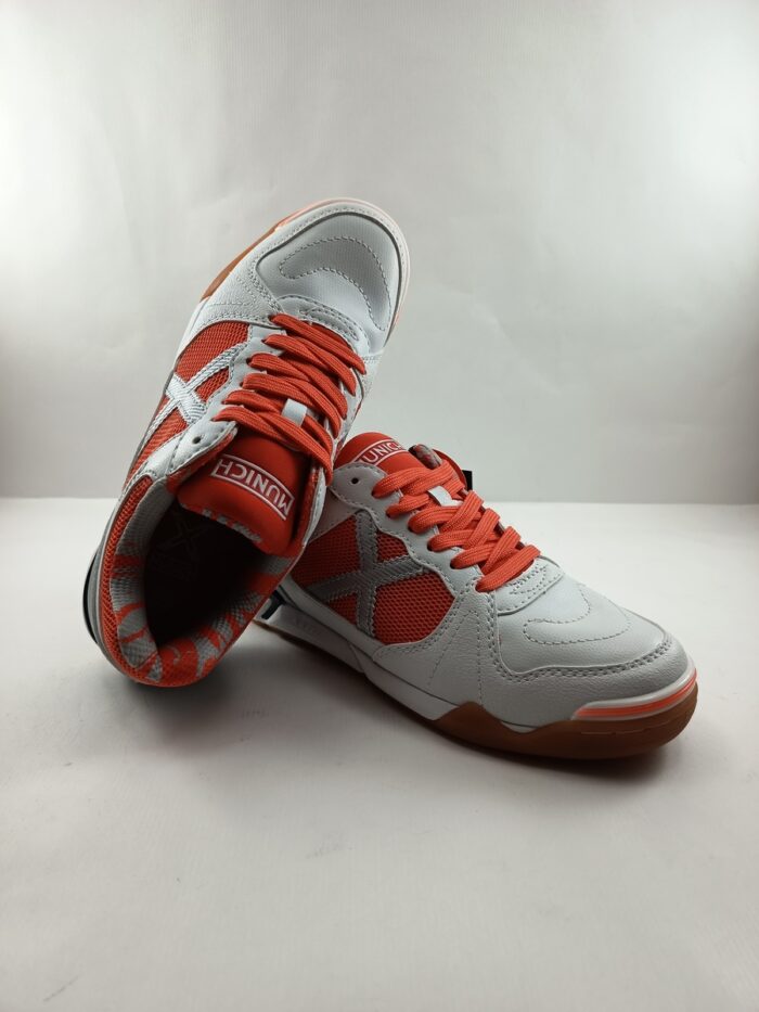 Semi-sport sintetico naranja con cierre de cordon, Munich mod. 1431075 - Imagen 4