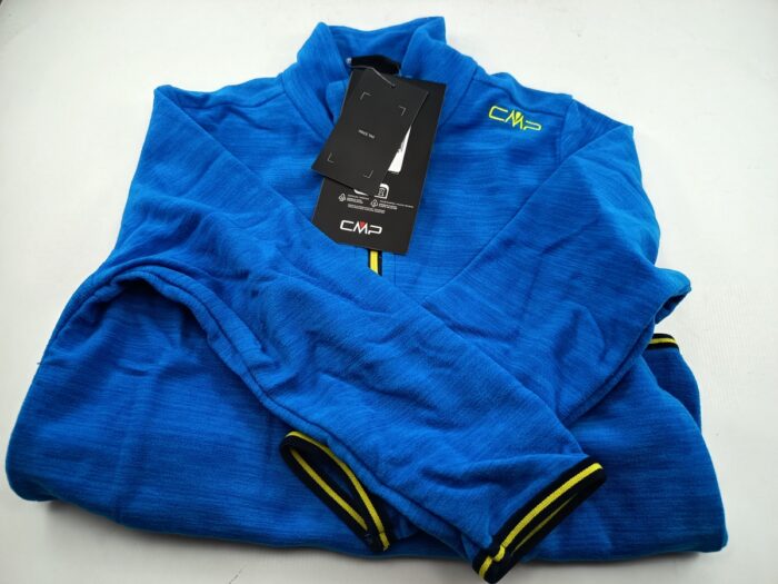 Chaqueta sintetica azul con cierre de cremallera, Cmp mod. G4894