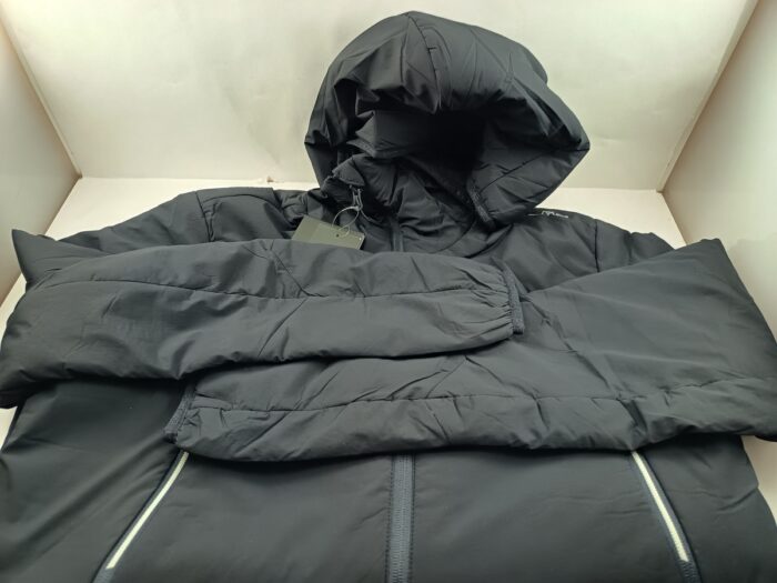 Chaqueta sintetica gris con cierre de cremallera, Cmp mod. Z2487