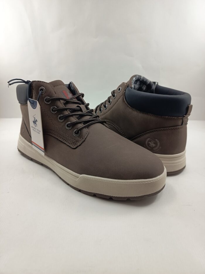 Bota sintetica verde con cierre de cordon, Polo club mod. Parka nbk - Imagen 2
