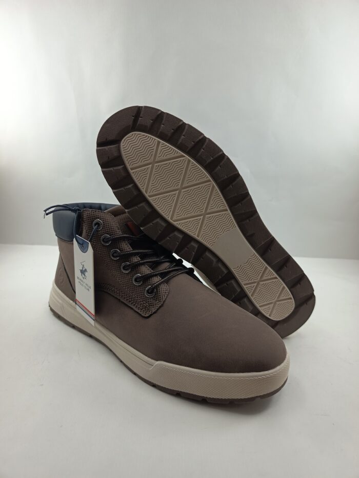 Bota sintetica verde con cierre de cordon, Polo club mod. Parka nbk - Imagen 3