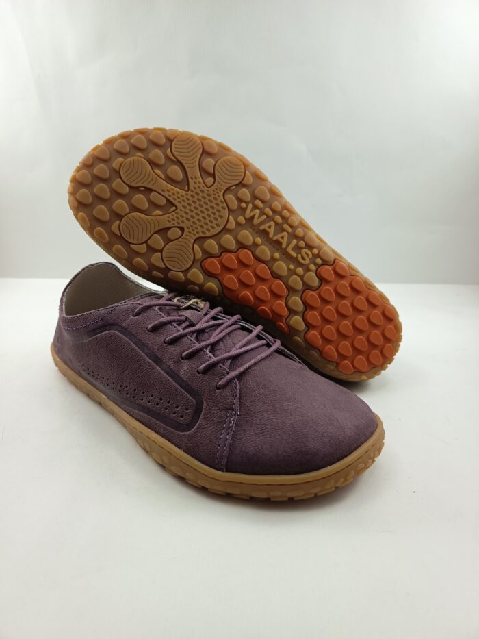 Semi-sport de piel lila con cierre de cordon, Walls barefoot mod. WAA146 - Imagen 3