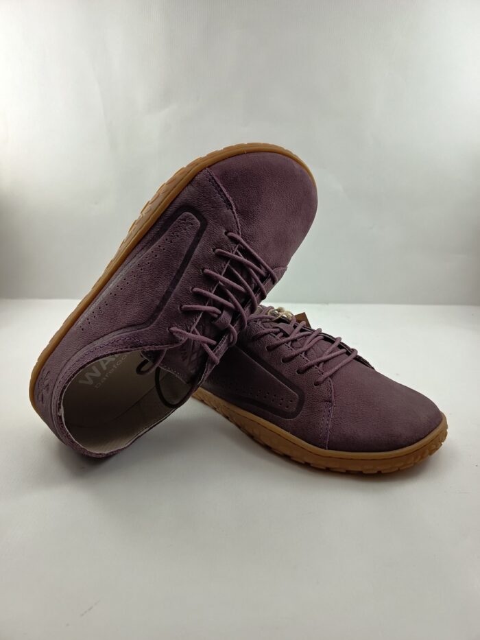 Semi-sport de piel lila con cierre de cordon, Walls barefoot mod. WAA146 - Imagen 4