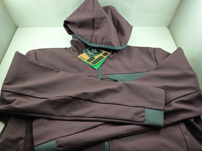Chaqueta sintetica gris con cierre de cremallera, Joluvi mod. 238237