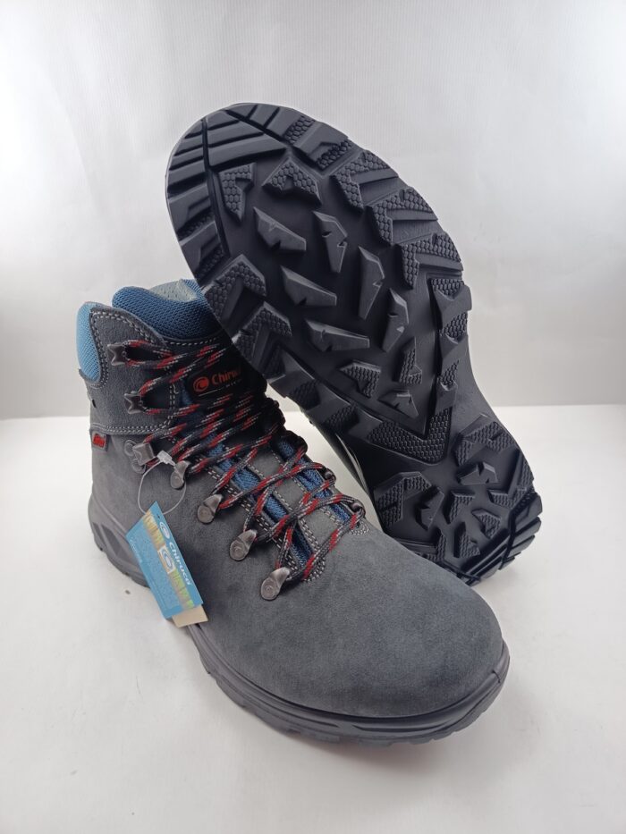 Bota treaking de piel gris con cierre de cordon, Chiruca mod. Xacobeo 05 - Imagen 3