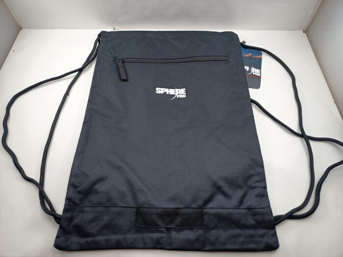 Mochila sintetica de cuerdas  negra sin cierres, Space mod. 1700010