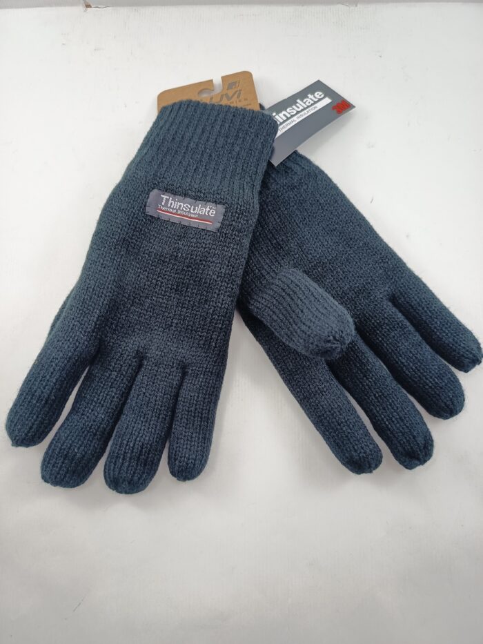 Guantes thinsulate negro sin cierres, Joluvi mod.225022
