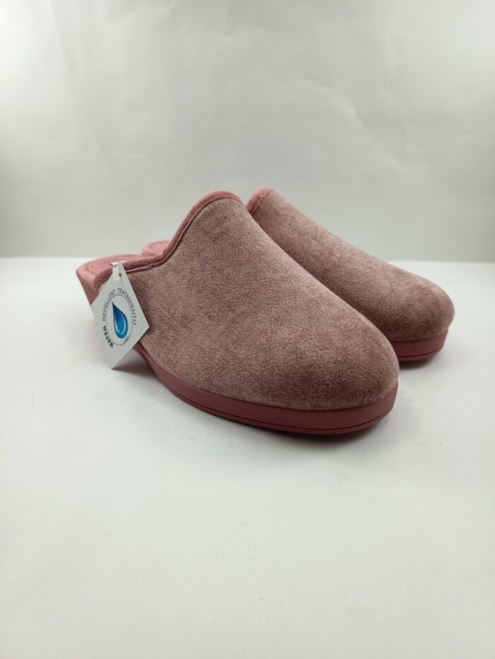 Zapatilla de casa sintetica rosa sin cierres, Andinas mod. 9880-26