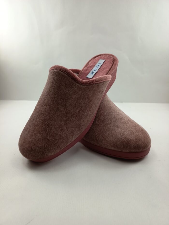 Zapatilla de casa sintetica rosa sin cierres, Andinas mod. 9880-26 - Imagen 4