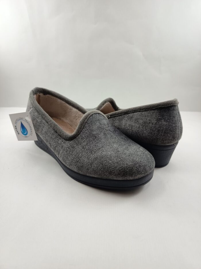 Zapatilla sintetica gris sin cierres, Andinas mod. 9881-26 - Imagen 3
