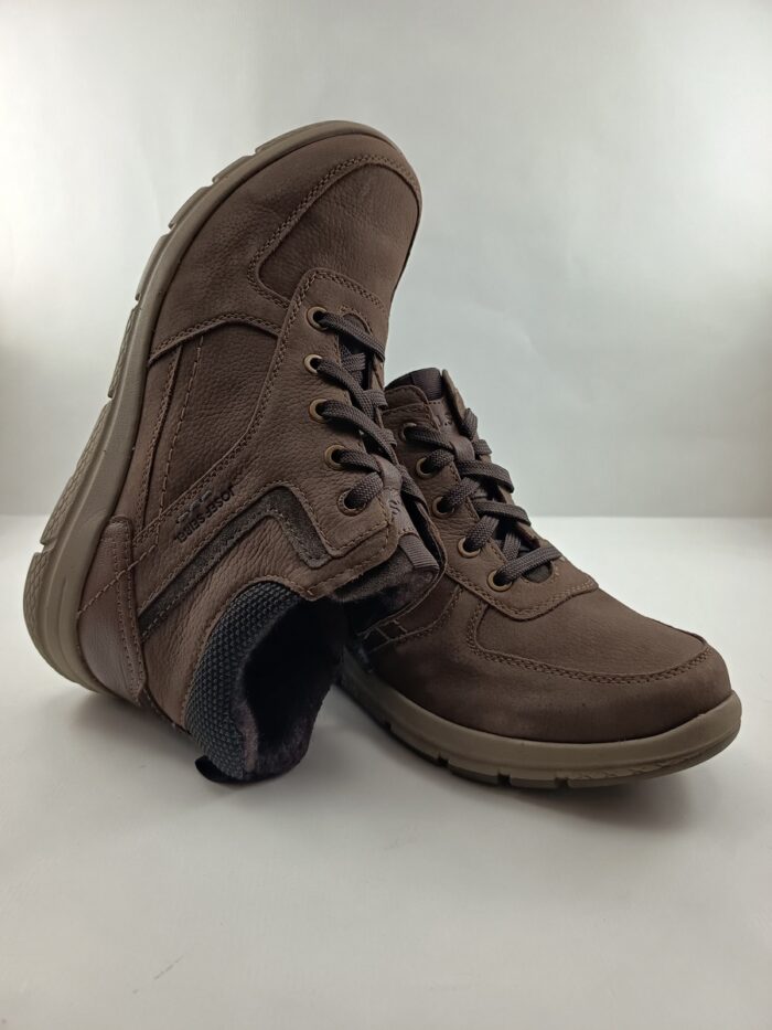 Bota de piel marron con cierre de cordon, Josef Seibel mod. 57410 - Imagen 4