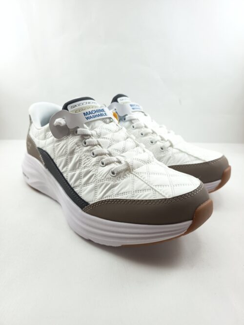 Semi-sport sintetico blanco sin cierres, modelo sliping, Skechers mod. 232619