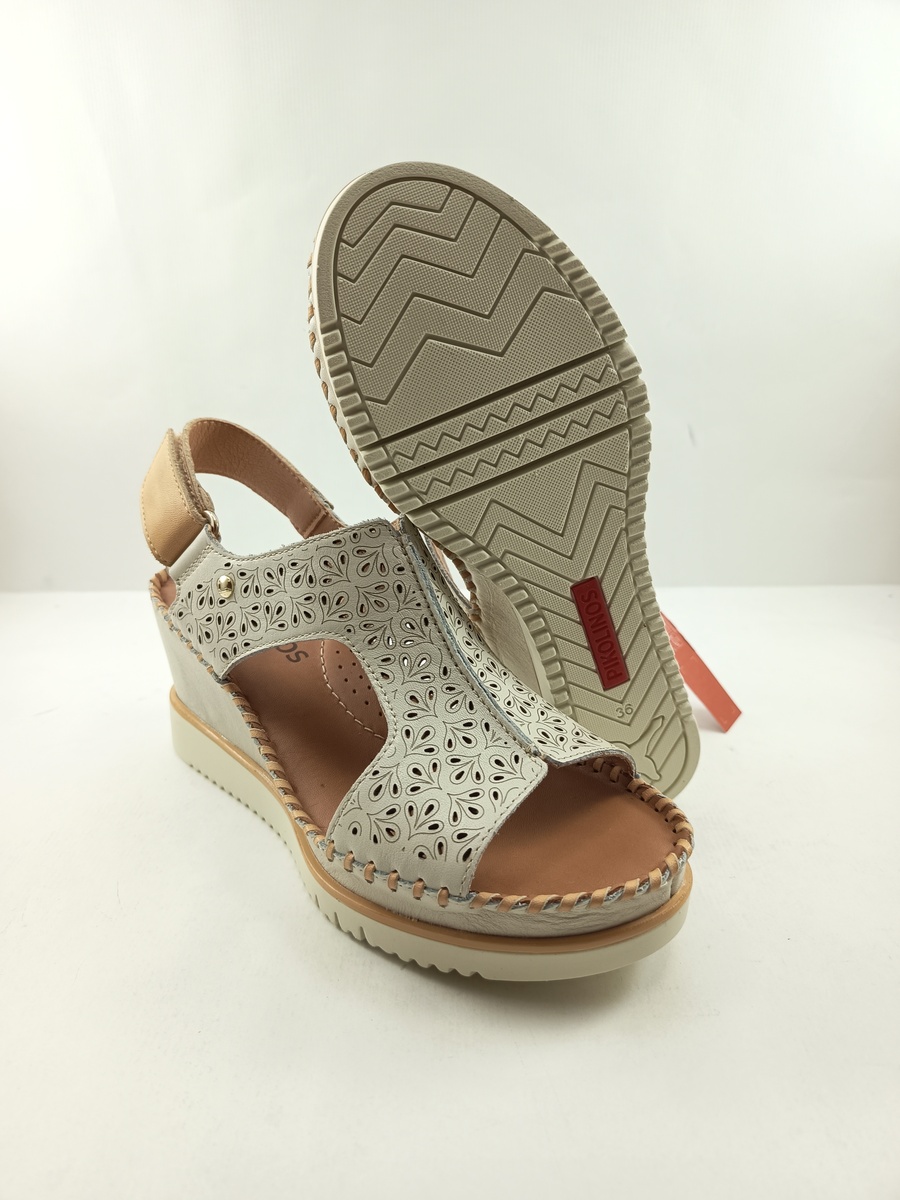 Sandalia de piel nata con cierre de velcros, Pikolinos mod. 1623C1 - Imagen 4