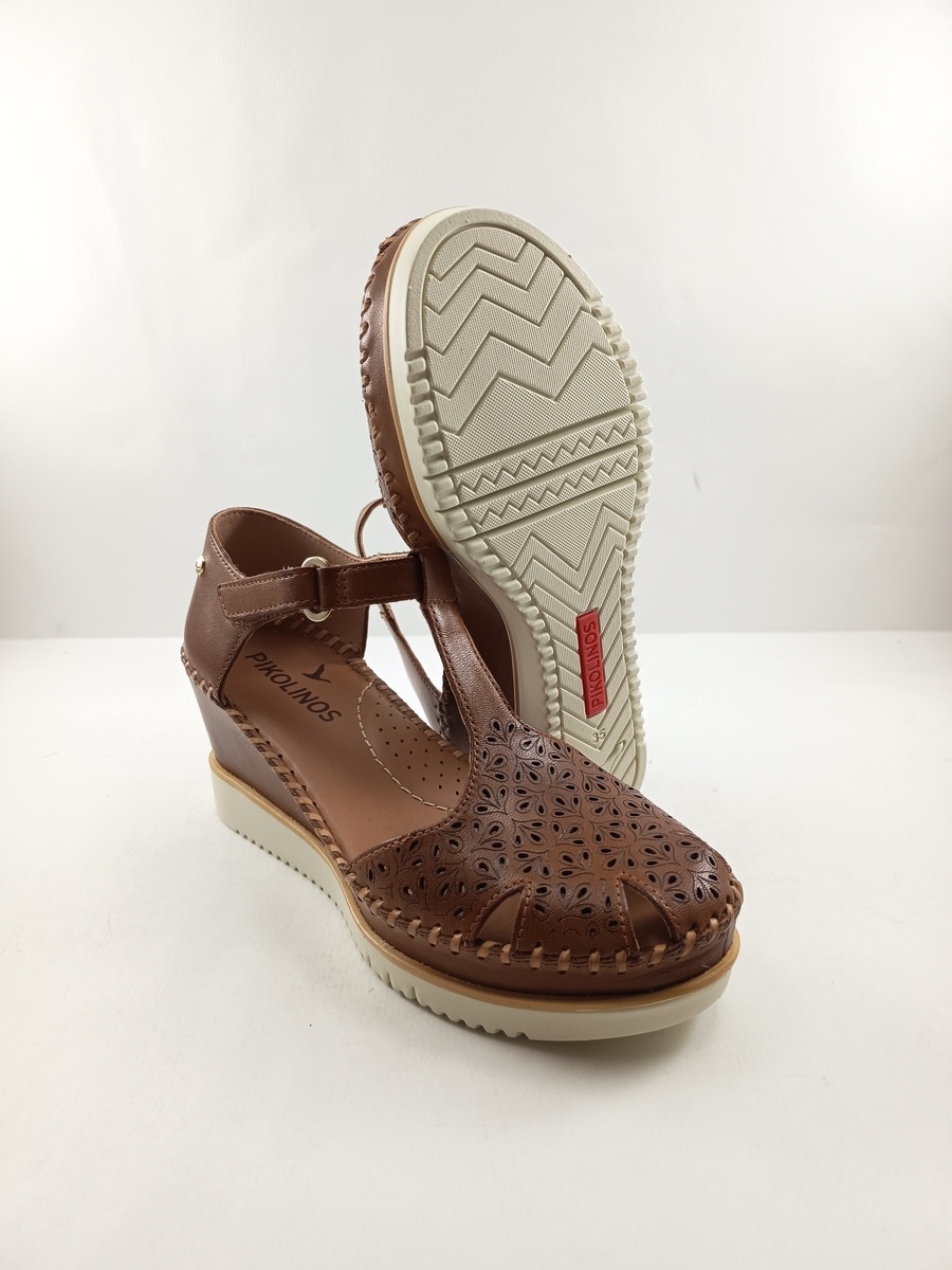 Sandalia de piel cuero con cierre de velcro, Pikilinos mod. 1629 - Imagen 4